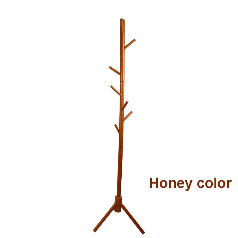 Modern Designed Wooden Coat Rack Stand Metal and Bamboo Living Room Furniture for Home or Hotel Bedroom Use
