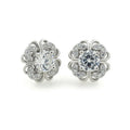 925 Silver Jewelry Flower Shape 925 Sterling Silver Statement Earrings 2022 Earrings for Women Jewelry