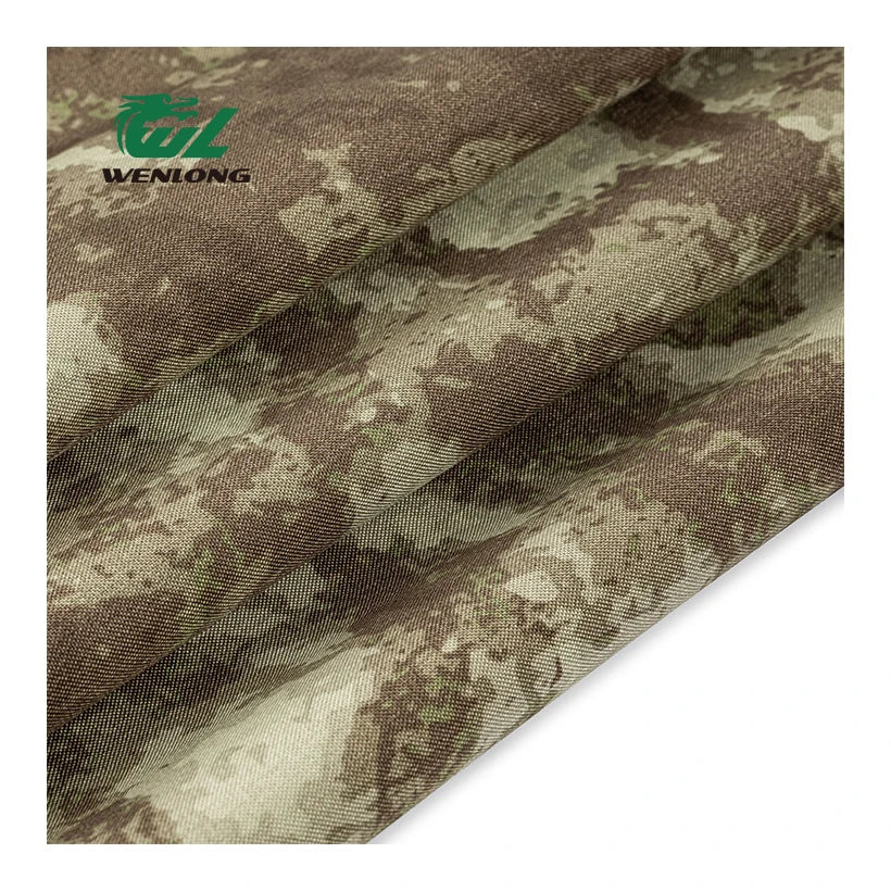 1000D Printed Anti Tearing Outdoor Waterproof Camouflage 100%Poly Cordura WR PU Coated Fabric Tactical Vest