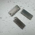 Custom Engraved Logo Metal Garment Label Private Name Zinc Alloy Tags Brand Sewing Plate for Clothing