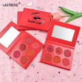 New Design Christmas Eye Shadow Wholesale Private Label Red 6-Color Eyeshadow Palette Makeup Glitter Shimmer Eye Shadow