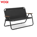 WOQI Double Kermit Camping Chair Ergonomic High-Back Removable Cushion for Glamping/Hotel Resorts Outdoor Furniture Travelling
