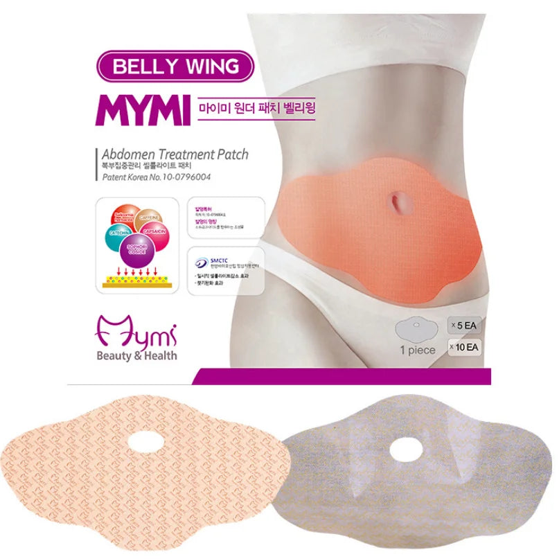 5pcs Slim Patch Big Belly Patches Fat Burning Herbs Detox Slimming Navel Sticker