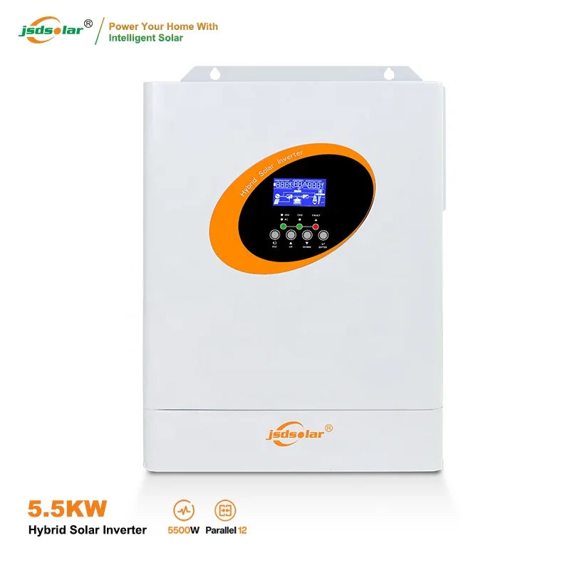 Jsdsolar Hybrid Solar Inverter Solar 1kW 3kw 5kW 5.5kW 24V Off Grid Inverter Pure Sine Wave Home Solar Inverter