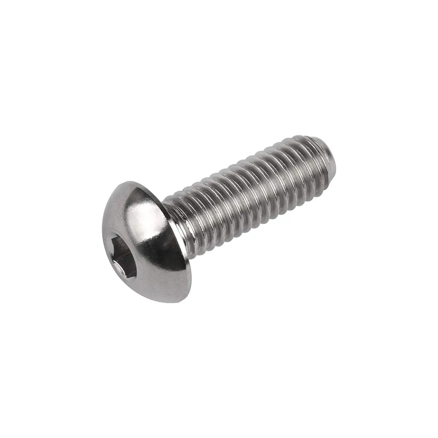 M5x10mm Titanium Alloy Button Head T25 Torx Screws Bolts Head Brake Bolts Screws Fastener for Bike Bicycle