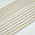 Custom 6-24mm Men Micro Luxury Fine Jewelry Necklaces Set Vvs1 Moissanite Hiphop Miami Cuban Link Chain in Sterling Silver 925