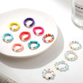 Wholesale New Fashion Ladies Finger Rings Personalized Soft Clay Beads 2025 Pearl Rings Jewelry Women