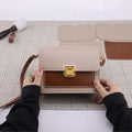 Hot Sale  Leather Crossbody Bag DIY Working Kit with Bag Sewing Kit for Shoulder Bag Leather Kit for Personalized Gifts