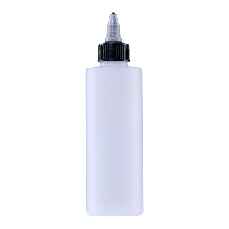 Spot Wholesale 60ml 120ml Gel Cap Squeeze Bottle Beak Bottle Graduated Salad Dressing HDPE Plastic Bottle