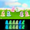 Wholesale Creative Animal Cartoon Unicorn Doll Creative Car Decoration Figurines Glow-in-the-dark