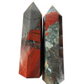 Wholesale Natural Crystal Gemstone Wands Quartz Tower Africa Blood Stone Points for Meditation