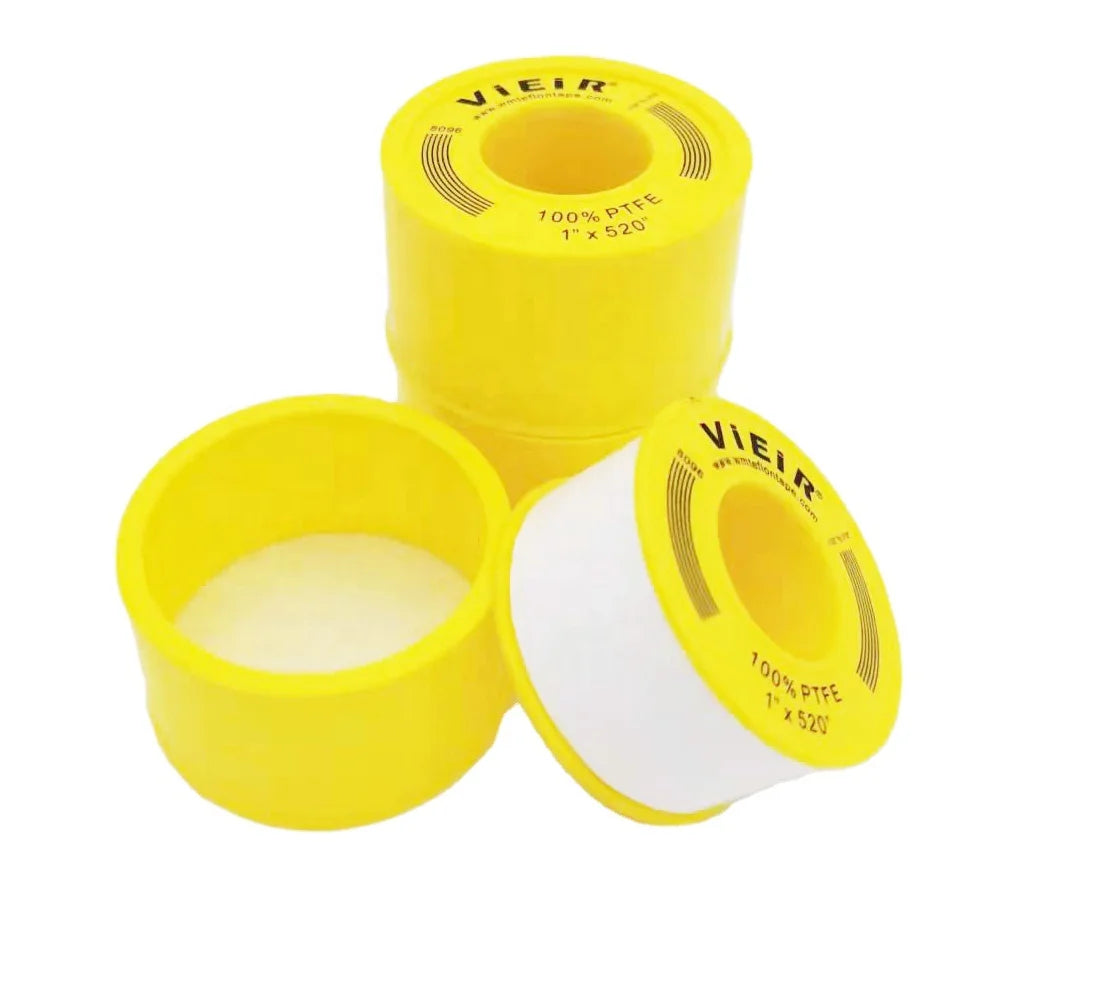 Customized High Density PTFE Waterproof White Thread Seal Tape 25MM Width for Industry Cable