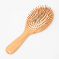 High Quality Eco-Friendly Wood Paddle Hairbrush Detangling Bamboo Bristles Custom Logo for Curly Hair-Available Wholesale Laser