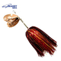 SEASKY Hot Selling Artificial 45g 22cm Spinner Bait for Musky Tinsel Fishing Lure Metal Spoon