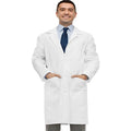 Plus Size 42 43r Anti-wrinkle Long Sleeve Polyester Cotton Lab Coat Hospital Uniform for Women Men Woven
