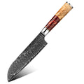 Factory Direct Sale 67 Layers Blade VG10 Damascus Santoku Chef Knife Damascus Steel Kitchen Knife