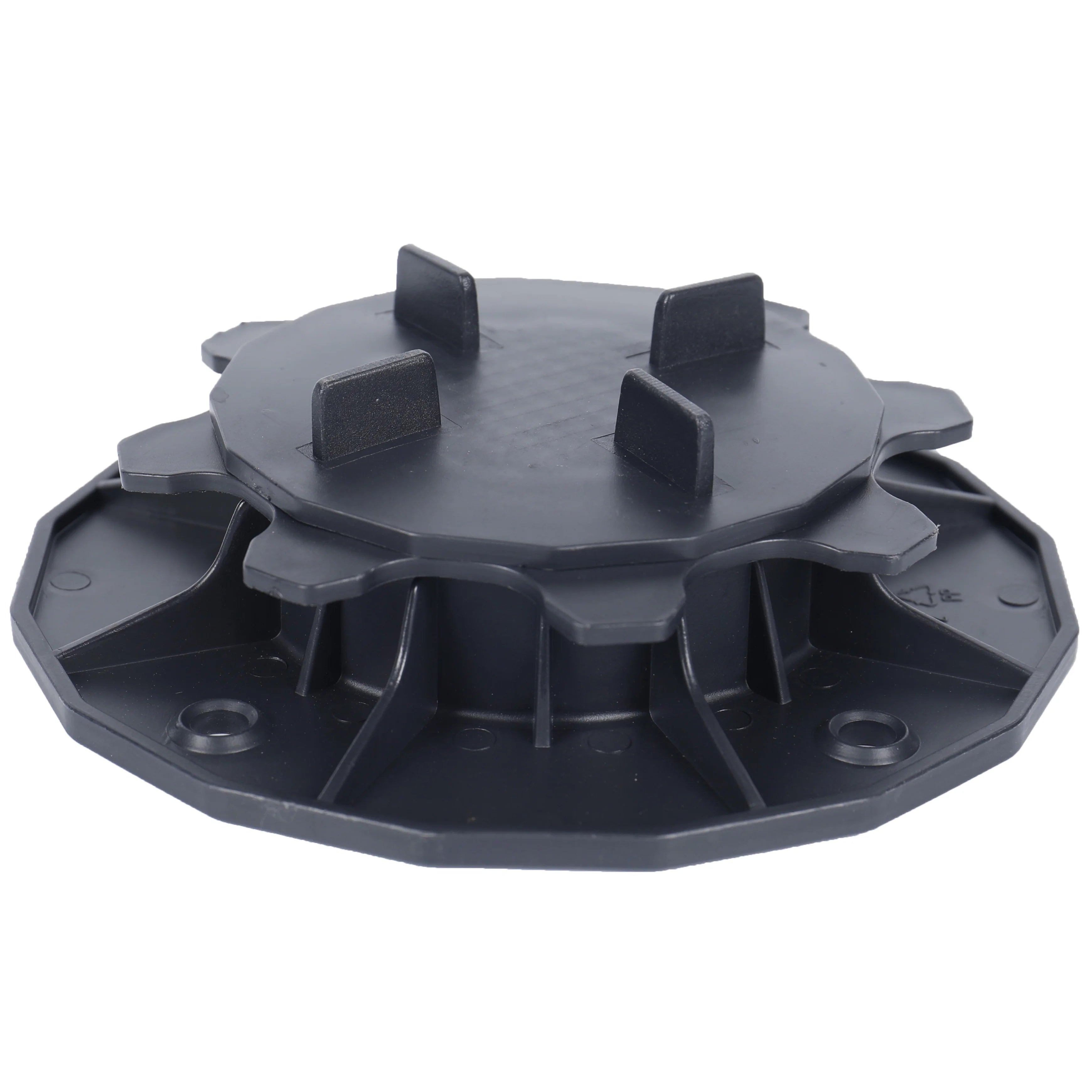 XINFENG Black 1.4"-2.8" Plastic Support Adjustable Pedestals for Paving Slabs XF-T202C 35-70mm 2000 KG/m2
