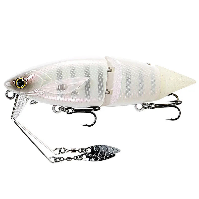 Segmented Jointed Fishing Lure 0.5m-1.5m Depth Minnow Fishing Glide Bait Removable Fish Tail JerkBaits