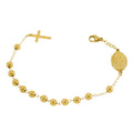 New Wholesale Stainless Steel  Religious Jewelry Catholic Cross Prayer Charm Bracelet Bead Chain Bracelet Women Men