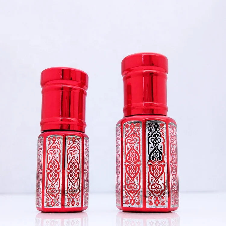 WL Empty Perfume Bottles Oud Essential Oil 3ml 6ml 12ml New Glass Roller Bottle