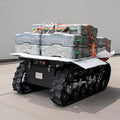 Cargo Handling Robot Chassis Off-Road Ability with Strong Ground Clearance