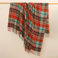 Custom 195*140+10*2cm Bed Sofa Woven Plaid Wool Thicken Throw Picnic Outdoors Travel Home Tartan Textile Fleece Blanket