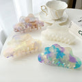 DOWELL Wholesale Large Hair Clip for Women Hair Accessories 13cm Cloud Acetate Hair Claw Clips