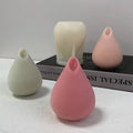 DIY Handmade Silicone Candle Soap Mold Geometric Water Drop Modeling 3pcs Opp Bag Food Grade