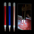 LS Classic Curved LED Drill Pen Light Crystal Push Type Spot Diamonds Painting Tool with Lamp