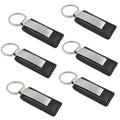 Sublimation Custom Leather Metal Key Chain Braided Blank Luxury Genuine Bulk Pu Faux Real Leather Car Photo Keychain