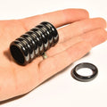 New Hot Natural Hematite Rings Jewelry Black 6mm Absorb Negative Energy Genuine Hematite Rings for Men Women