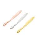 Free Custom logo Eye Cream Applicator Eye Massager Factory Wholesale Makeup Tool Zinc Alloy Skincare Spoon