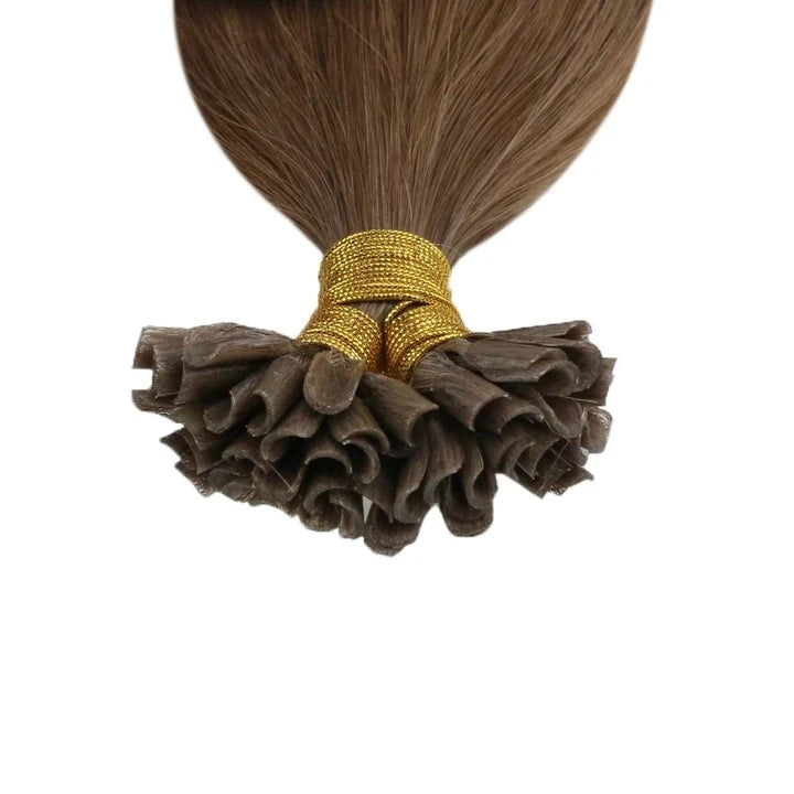 Full Cuticle Aligned  Brazilian U Tip Hair Virgin Remy Human Hair Nail U Tip Hair Extensions