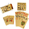 JP162 Factory Direct Supply 24K Gold Foil Dubai Playing Cards Plastic Family Entertainment and Souvenir/Gift