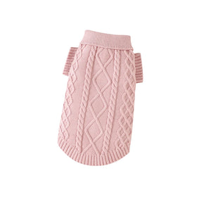 2024 Fast Shipping Mimixiong Knitted Pet Clothes Solid Pet Clothes