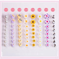 Nail Supplies Wholesale Manicure Silicone Finger Separator Daisy Bauhinia Rhinestone Pearl Nail Art Toe Separator