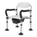 shower bath toilet chair Seat price for the elderly Commode Wheelchair bathroom plastic camp Adjust Bathing Disabled Bathing