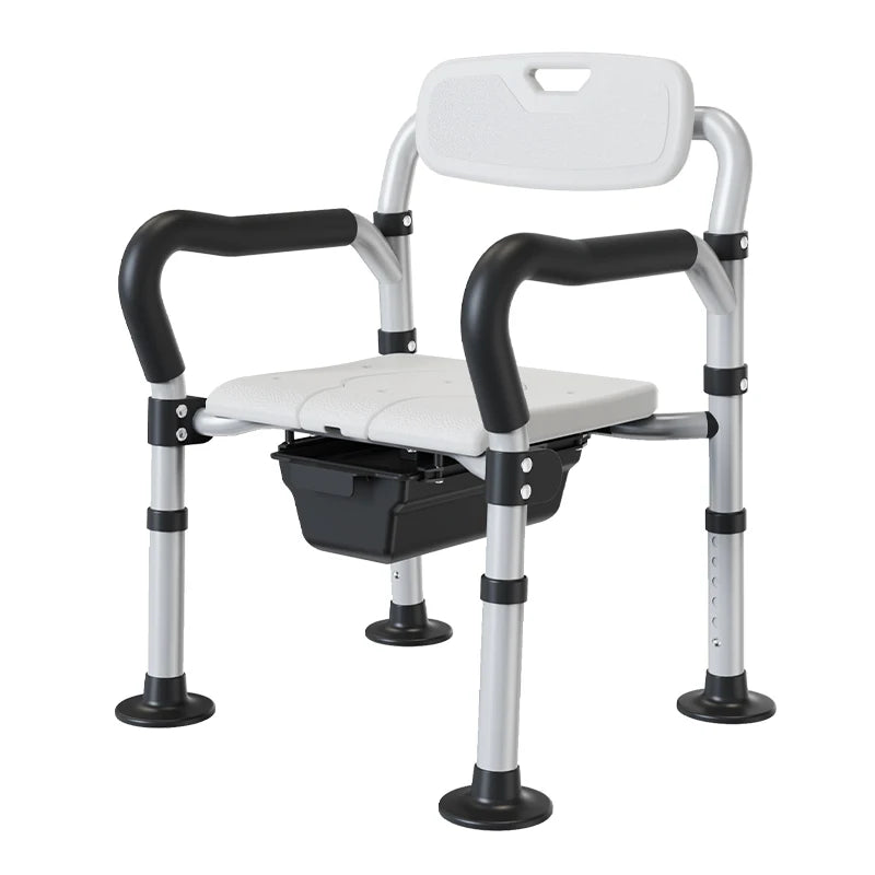 shower bath toilet chair Seat price for the elderly Commode Wheelchair bathroom plastic camp Adjust Bathing Disabled Bathing