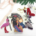 Hot Sales Metal Rhinestone Keychain Crystal Key Chains Cartoon Animal Rhinestone Key Chain