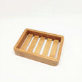 Natural Wooden Bamboo Soap Dish Tray Holder Storage Soap Rack Plate Box Container Bathroom Soap Dish