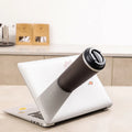 Popular Custom Logo Stainless Steel Reusable Color Desk Top Office Anti Slip Non Spill Coffee Mug Tea Cup With Suction Mugs