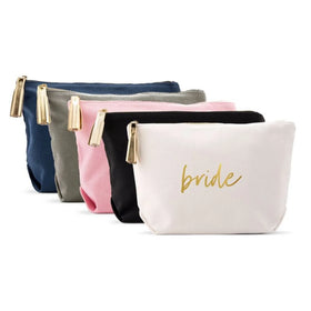 Hot Selling Custom Logo Printed Eco Friendly Blank Organic Canvas Cotton Cosmetic Pouch Makeup Make up Bag