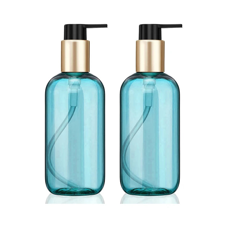 8oz 250ml Frosted SKIN CARE PET Refillable Empty Lotion Bottle Soap Dispenser Plastic Shampoo Container Pump Bottle