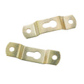 Zinc Plated Iron Medium Keyhole Springlock Hanging Hooks Wall Mount Picture Frame Hangers for Artwork Photo Wall Display