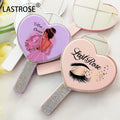 Women's Portable Travel Compact Handheld Makeup Mirror Private Label LOGO Personalized Cosmetic Mirror