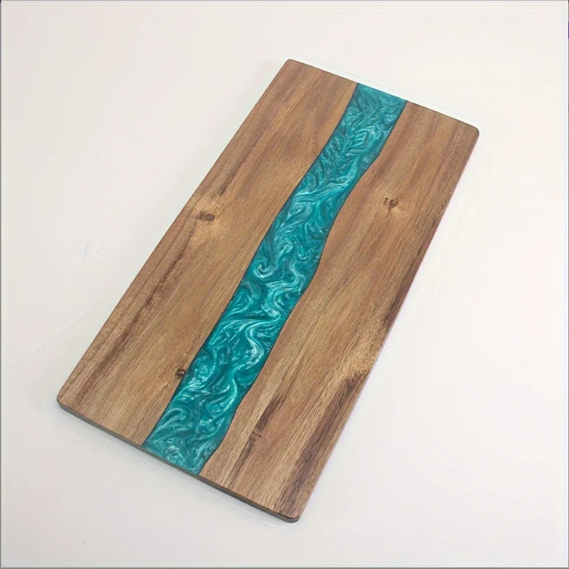 Acacia Solid Wood Splicing Epoxy Resin River Cutting Board Premium Chopping Blocks