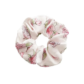 New Style Rose Flower Large Intestine Hair Band for Women Scrunchies with Ball Headband Hair Art Bulk Hair Accessories