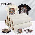 FCOLOR Double Side Printing Hot Peel 33cm 43cm 60cm Roll Dtf Pet Film for Epson Xp600 I3200 Dtf Printer MegaBDM