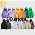 Fengway Custom Heavyweight 350g Terry Solid Autumn Loose Sweatshirt Oversized Pullover Hoodie 100% Cotton Mens Anti-Wrinkle