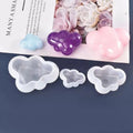 YS S/M/L 3D Cloud Shape Chocolate Silicone Mold Mousse Fondant Ice Cube Pudding Candy Soap Candle Molds Baking Cake Decoration